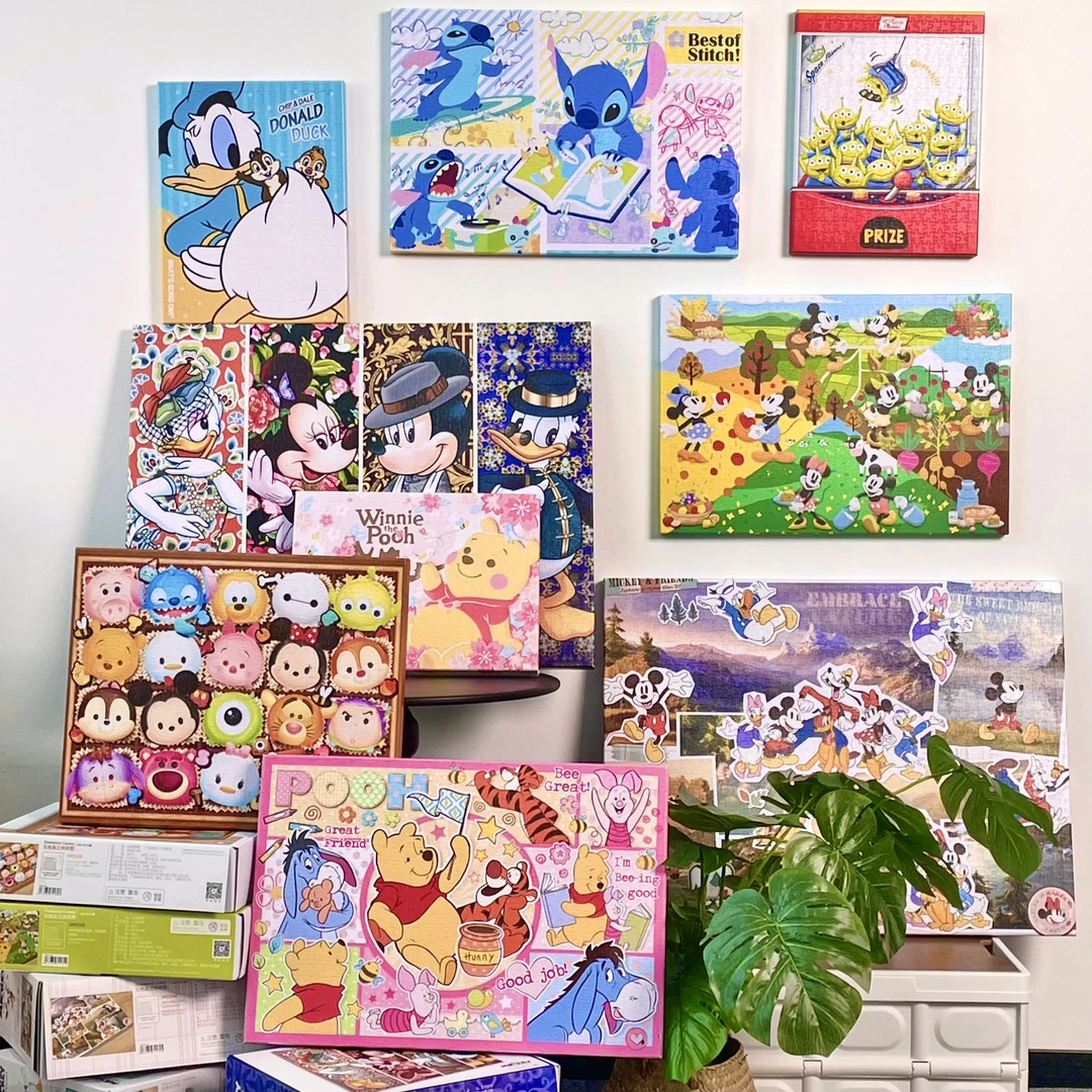 【无框拼图】3D-JP迪士尼系列解闷减压塑料正版授权墙面装饰