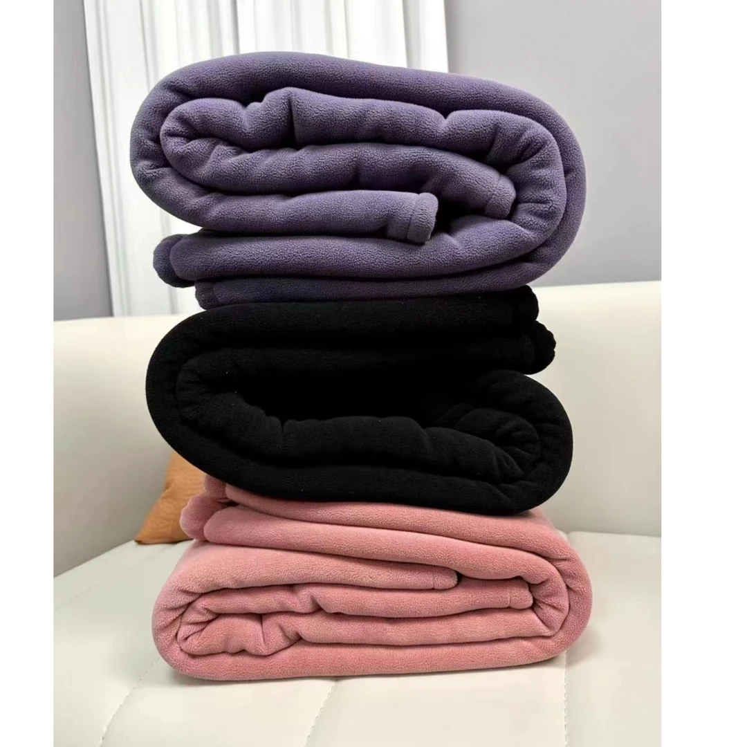 三层加绒加厚家居裤高腰保暖秋冬休闲宽松睡裤冬季内穿暖裤女士