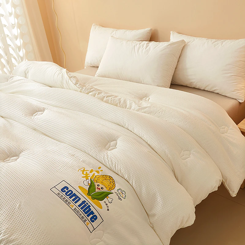 华夫格针织棉玉米被春秋被子被芯冬被加厚保暖冬季学生宿舍棉被褥