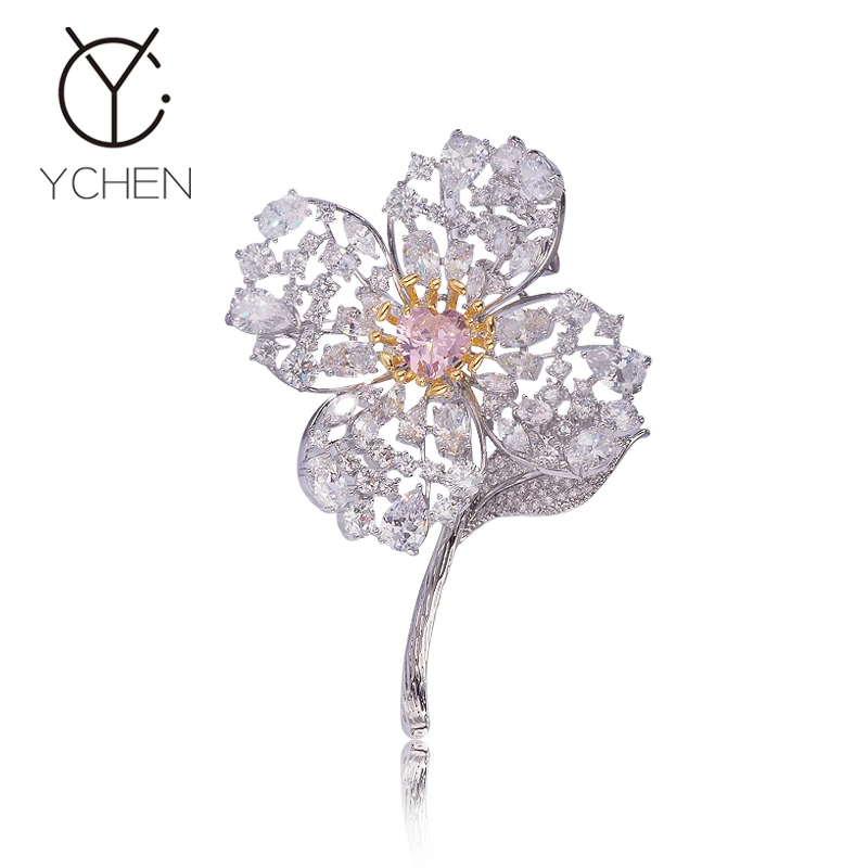 VELLICHOR 铜合金胸针 夏日的雪精致灵动栀子花胸针女母亲节礼物