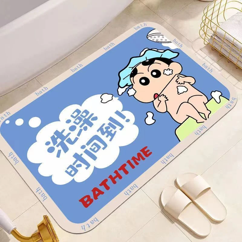 个性潮流硅藻泥洗手间浴室吸水地垫洗澡防滑垫脚垫耐脏入户门垫