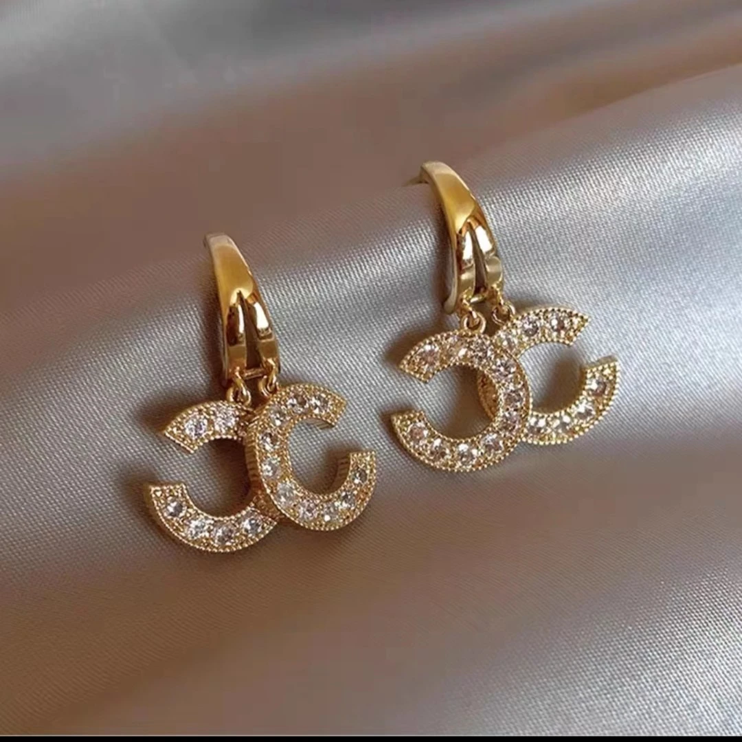 铜合金耳饰 韩国显瘦耳环长款流苏设计感耳坠百搭气质网红耳钉