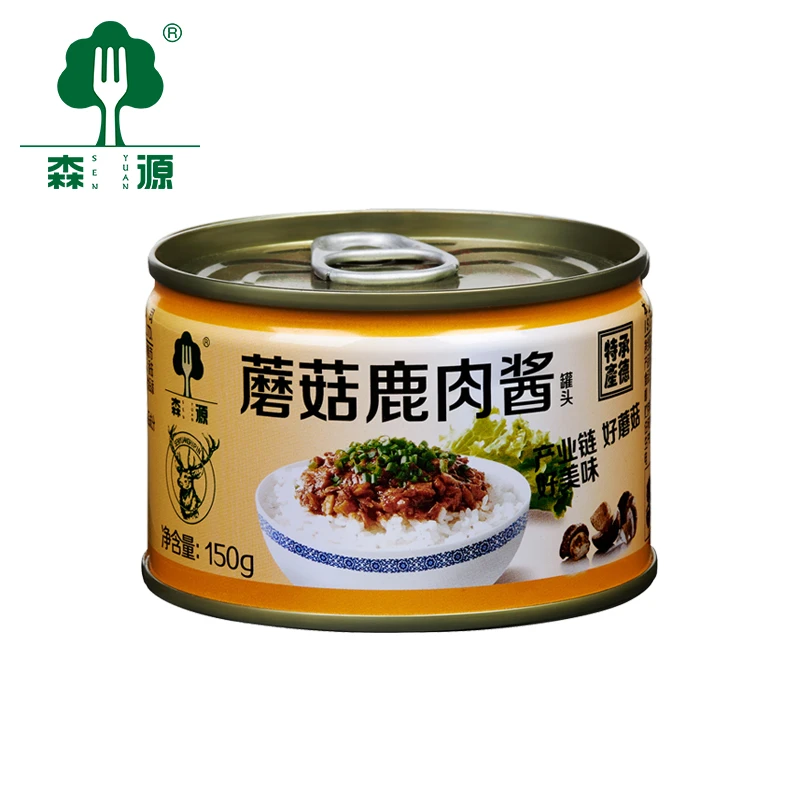 （2罐）承德森源蘑菇鹿肉酱150g每罐