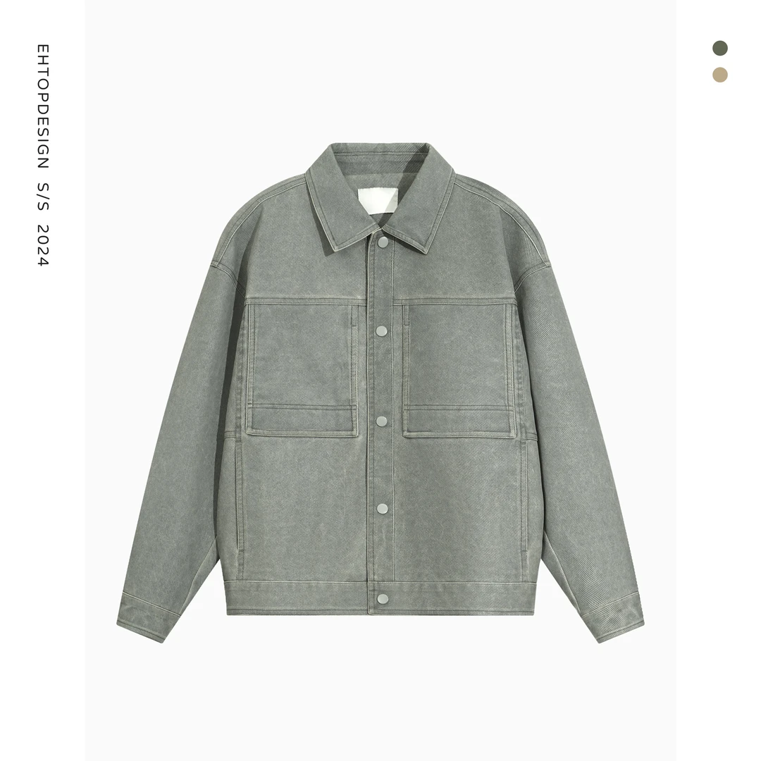 秋冬皮衣休闲款潮流时尚休闲宽松版百搭男女同款夹克外套【3226】