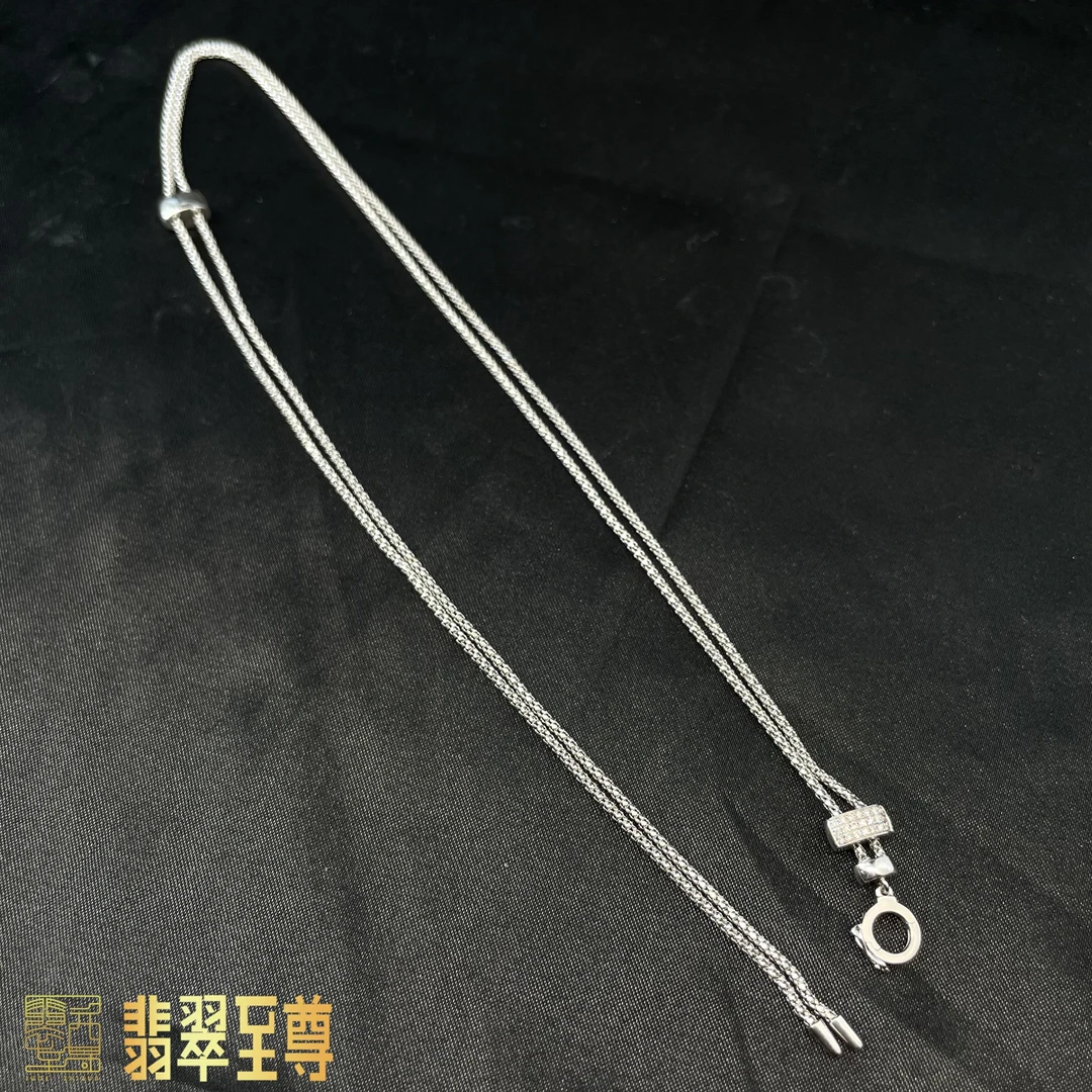 18k时尚气质百搭钻石项链一条 | 多样性发一 | 912