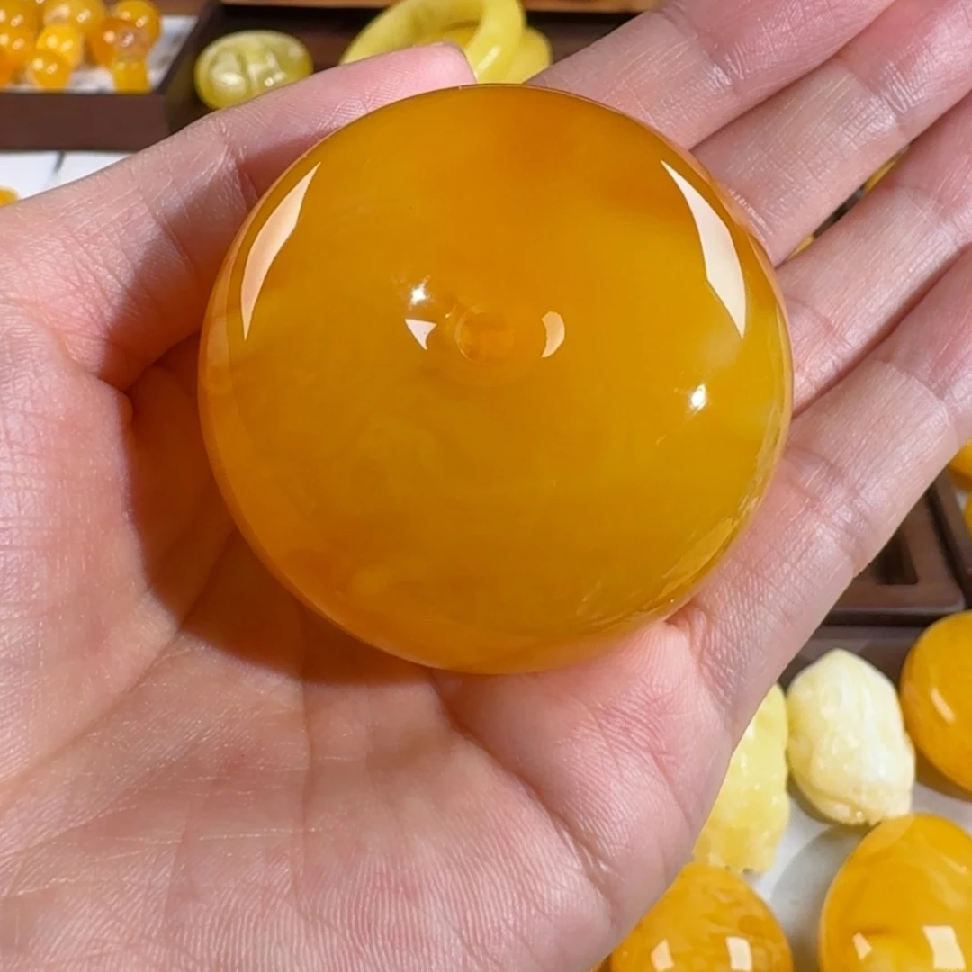 【闪购商品】蜜蜡毛衣链未镶嵌盘*