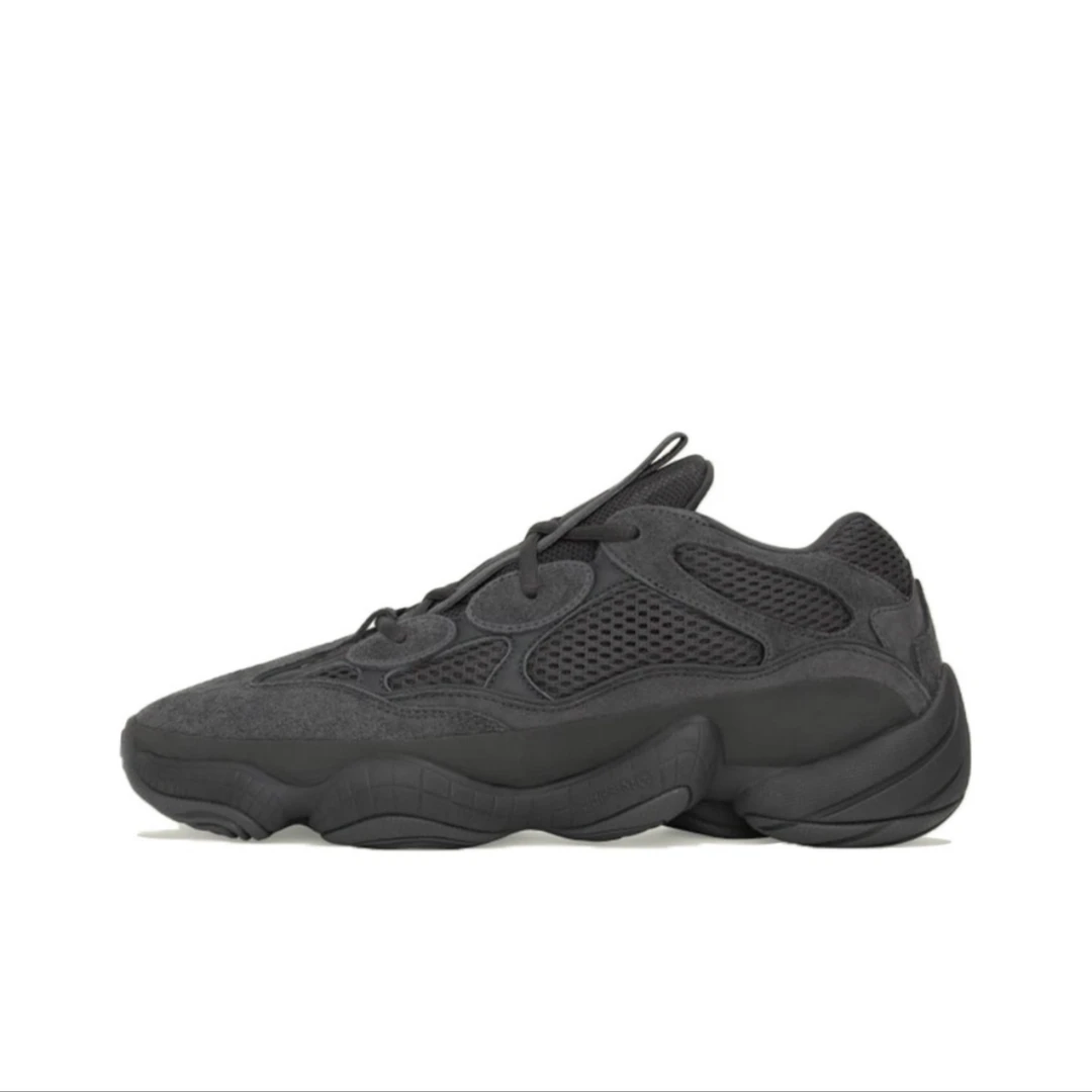 Adidas Yeezy 500 全黑武士 黑魂 椰子 跑步鞋 F36640女款男士
