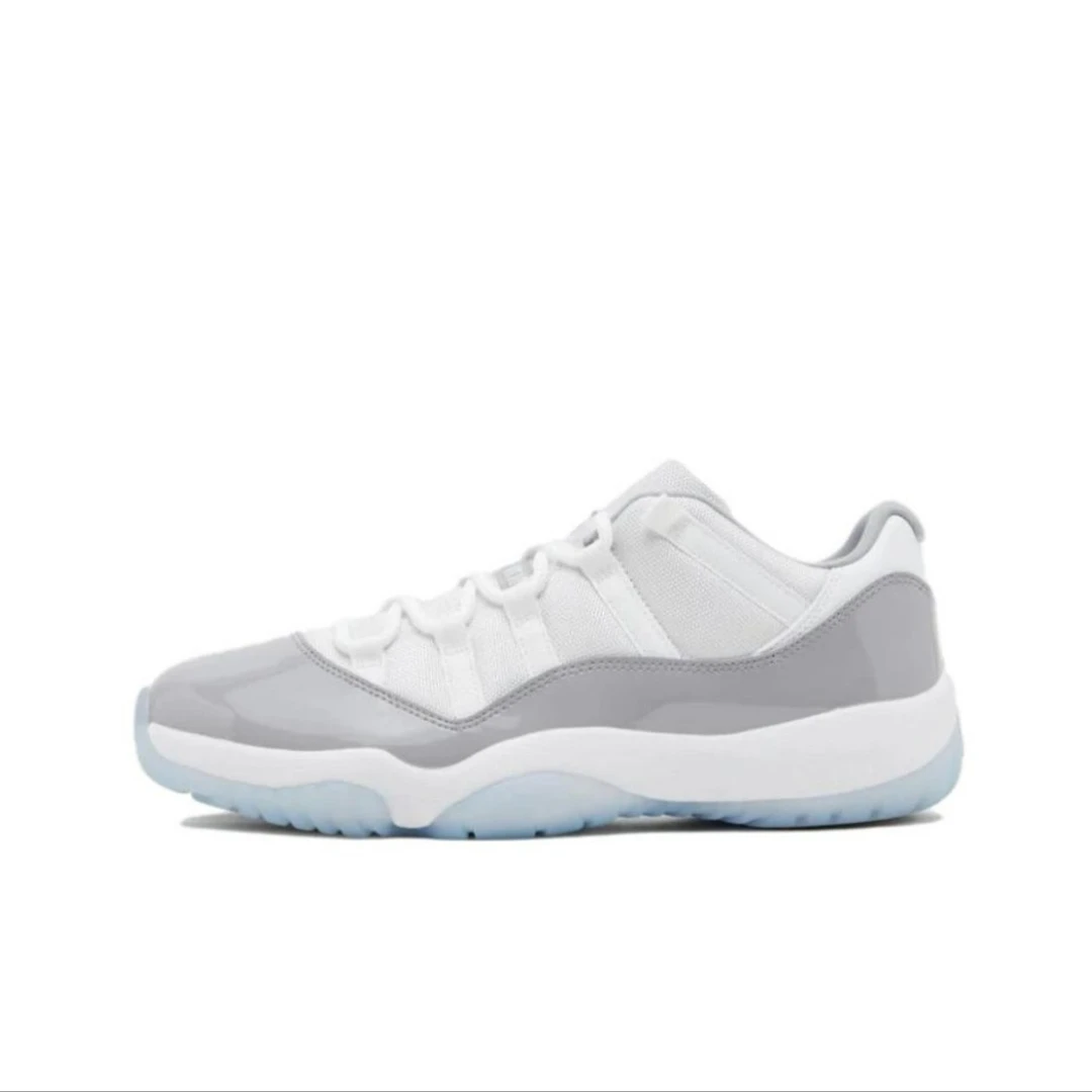 Air Jordan 11 Low AJ11 白灰 低帮复古篮球鞋AV2187-140男子休闲