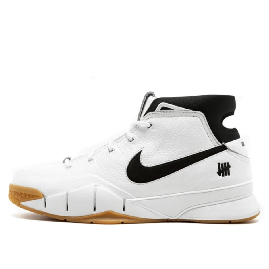 Nike Zoom Kobe 1 x Undefeated 白色生胶复古篮球鞋 AQ3635-100