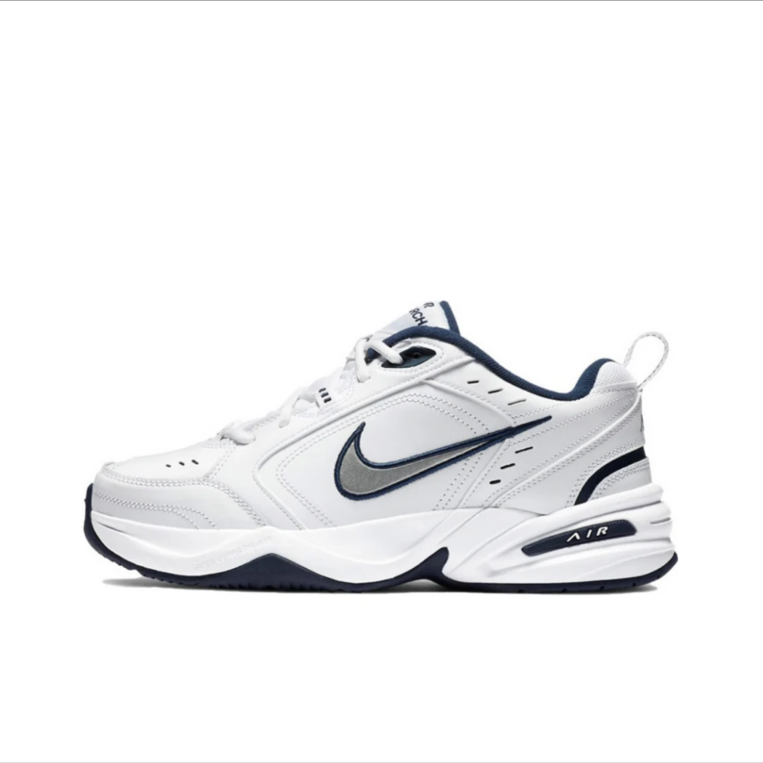Nike Air Monarch 4 white Navy复古老爹鞋 低帮男款415445-102