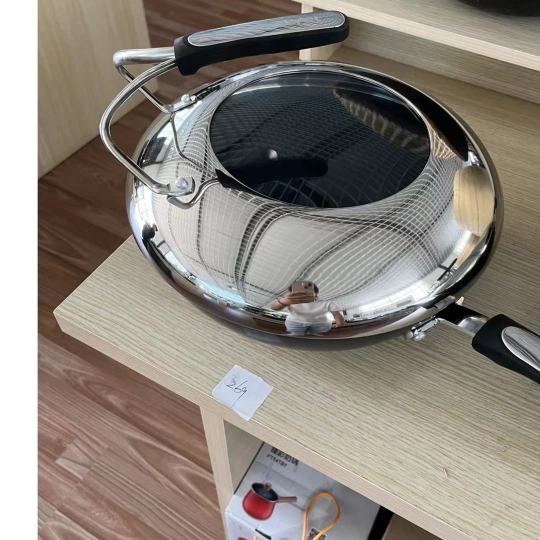 黑晶铁炒锅（可立盖）