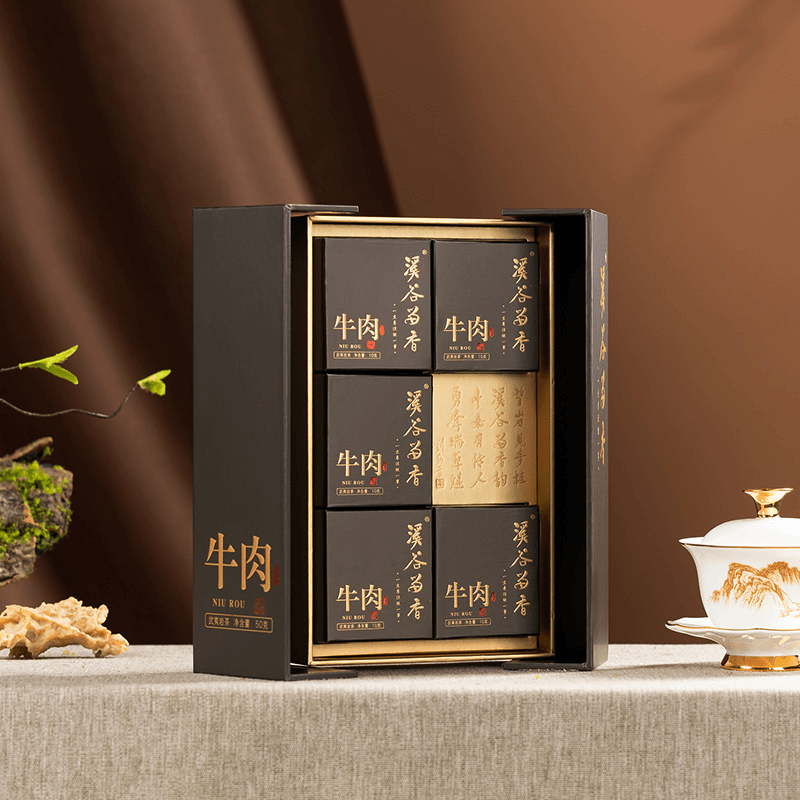 七夕专属【溪谷留香】甄选武夷山乌龙茶牛肉-牛栏坑肉桂礼盒装50g
