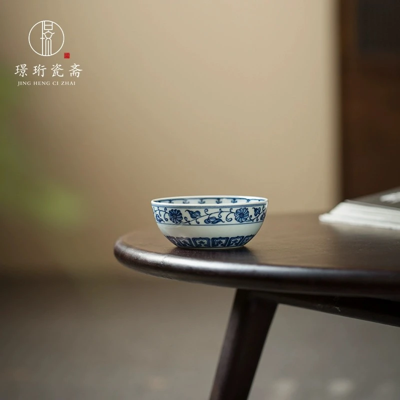 仿宣德宝相杯卧足普洱杯  110cc