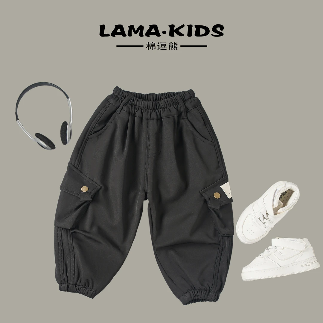【棉逗熊品牌冬季】2024新款冬季时尚酷帅休闲百搭裤子-12023