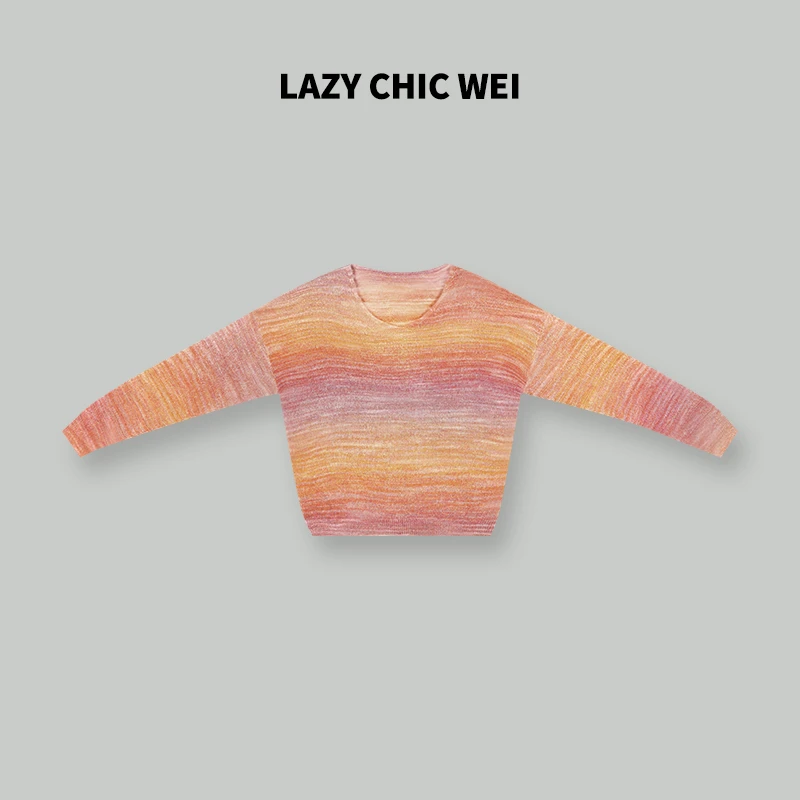 LAZY CHIC WEI 枫叶 新款时尚显瘦百搭毛衣 24SSZ617