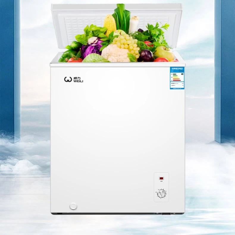 威力43-160升家用全冷柜小型商用冰柜冷藏保鲜两用冰箱大容量速冻