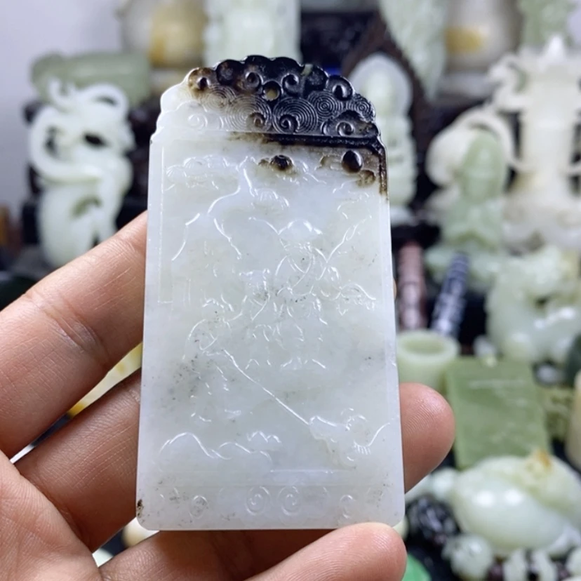 【闪购商品】和田玉挂件未镶嵌用****7