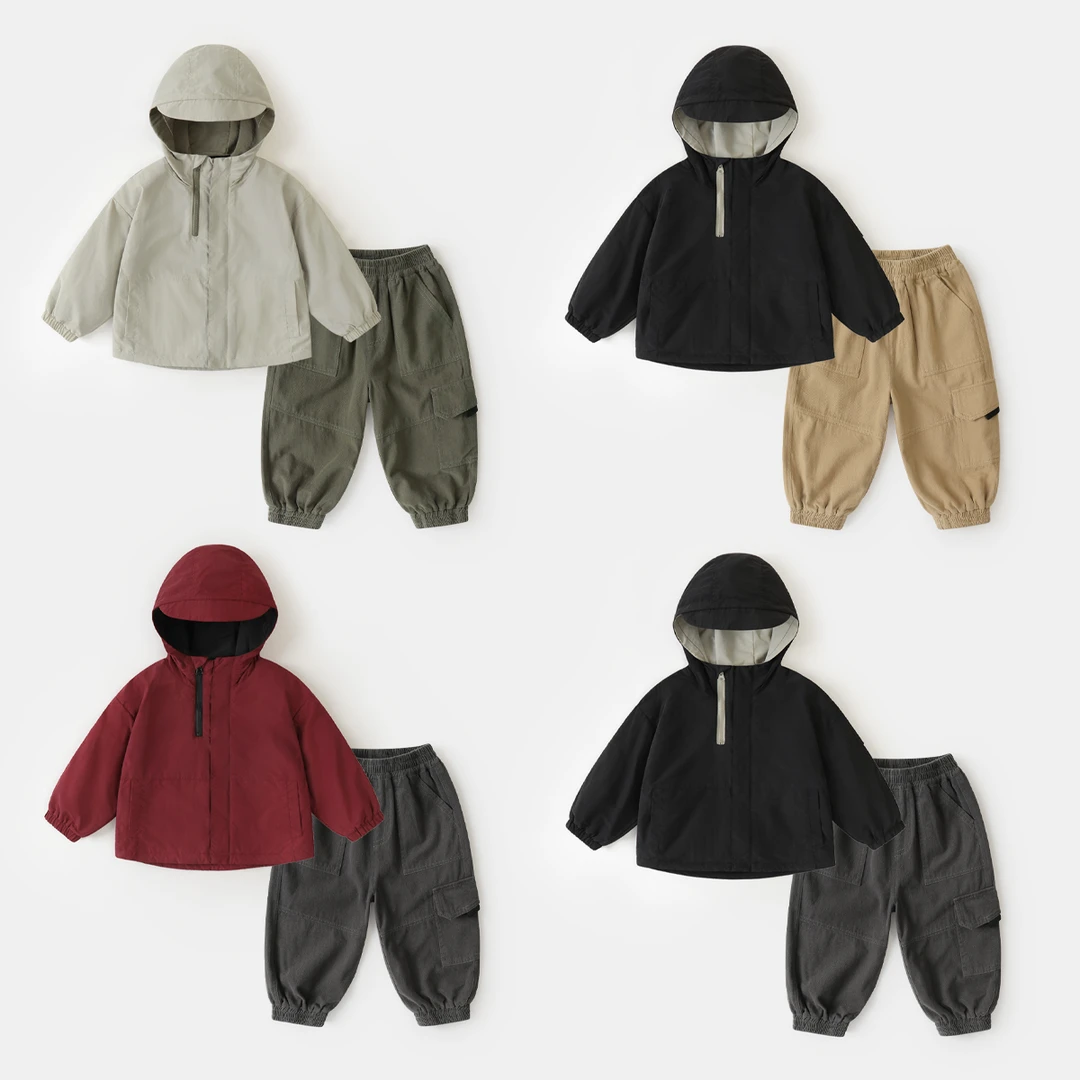 【2024秋款上新】男童套装外套裤子两件套春秋小童儿童装洋气UZ352