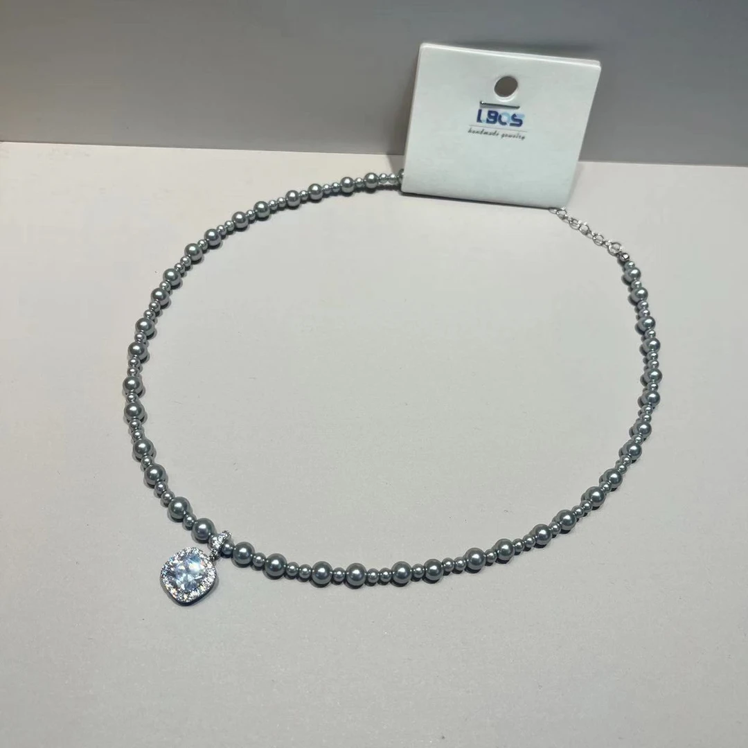 【气泡方糖轻奢链】珠链法式高级感手工diy链    15550-