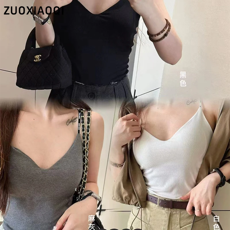 ZUOXIAOQI深V领早秋高弹美背（带胸垫）