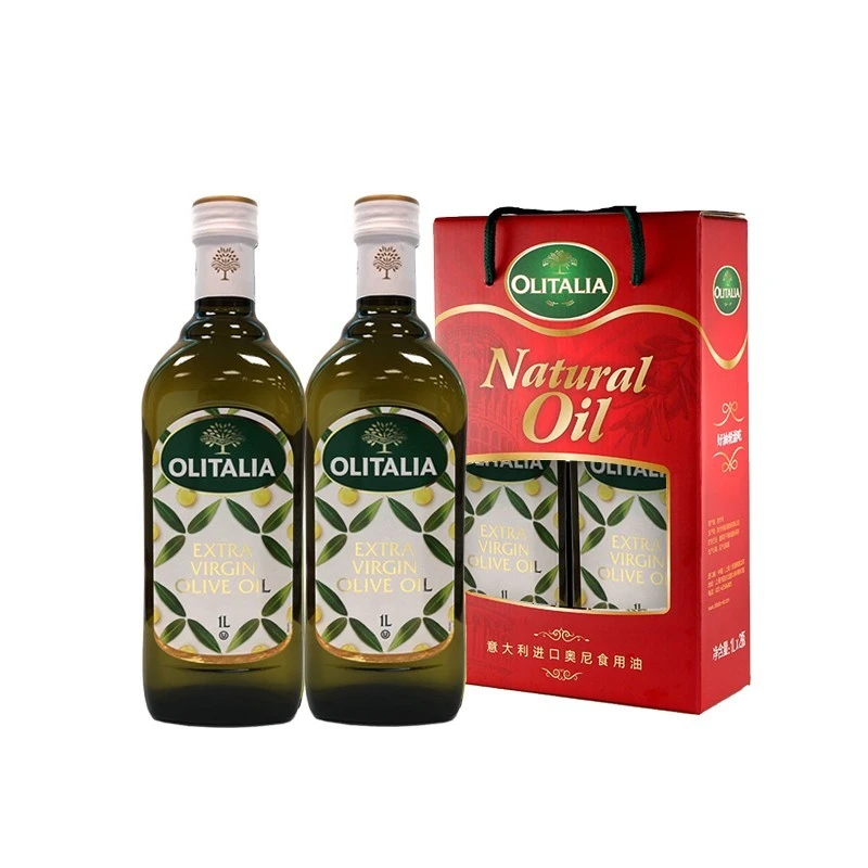 奥尼Olitalia 意大利原装进口特级初榨橄榄油1000ml*2 凉拌 营养