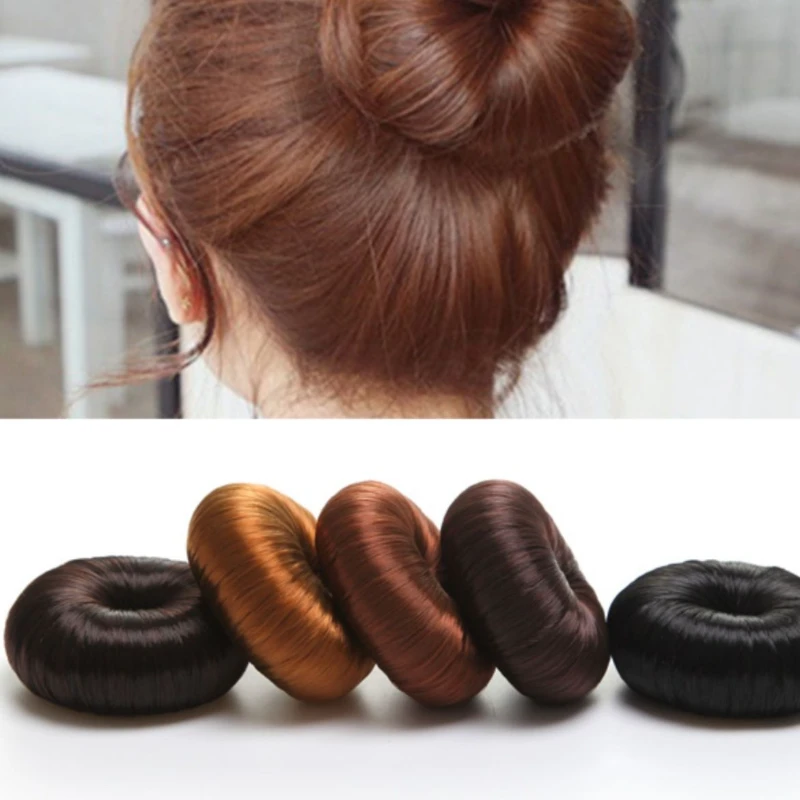 头饰甜甜圈假发盘发圈盘发器丸子头美发工具花苞头发圈发饰品