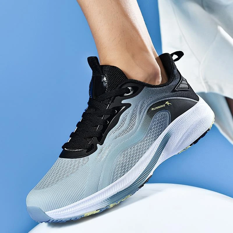 安踏流行宽肥脚男鞋大码网面46秋季47透气48运动鞋轻便45软底跑步