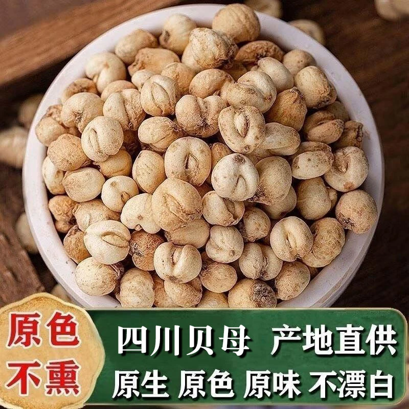 正宗四川高山贝母无硫小颗粒原色四川贝母煲汤煮水打粉秋梨膏原料