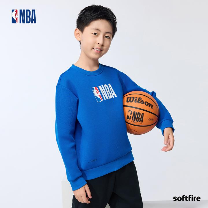 NBA联名款SOFTFIRE儿童运动卫衣时尚大童款童装秋冬2025新款