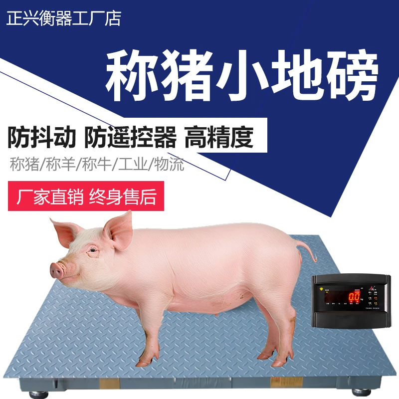 sys0.75*1.5小型地磅秤养殖场称猪牛防遥控磅秤加厚加强耐用