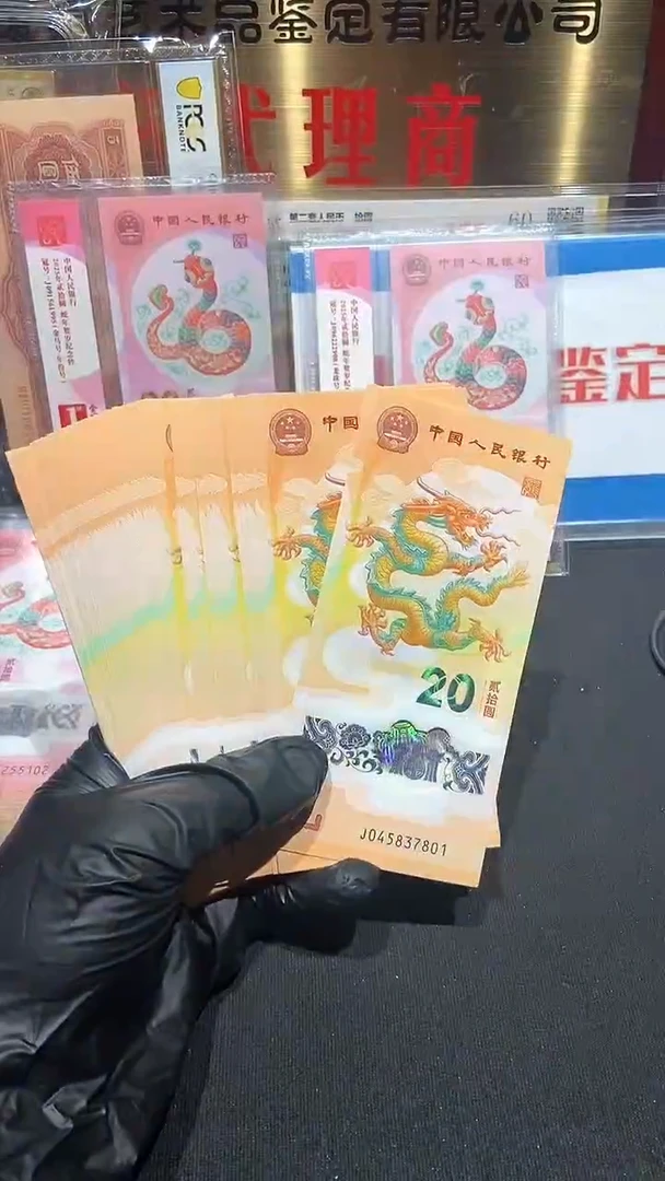 【闪购商品】塑料龙钞单张···········