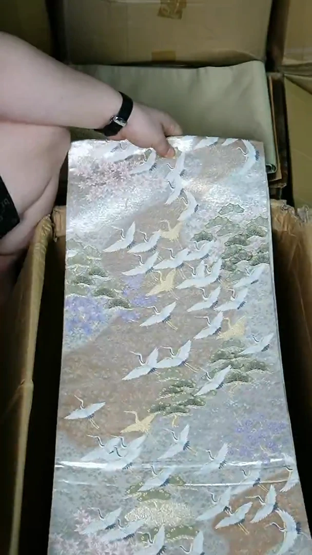 织绣织锦136六通松鹤