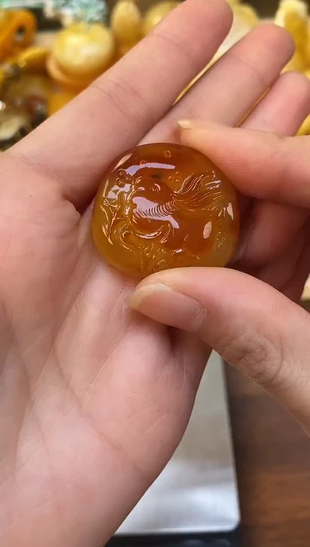 裸石琥珀未镶嵌天然琥珀蜜蜡