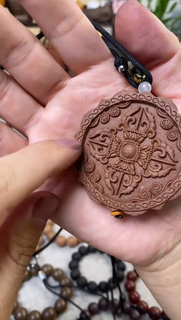 泥塑微瑕七香十二精药香方合香牌-八宝