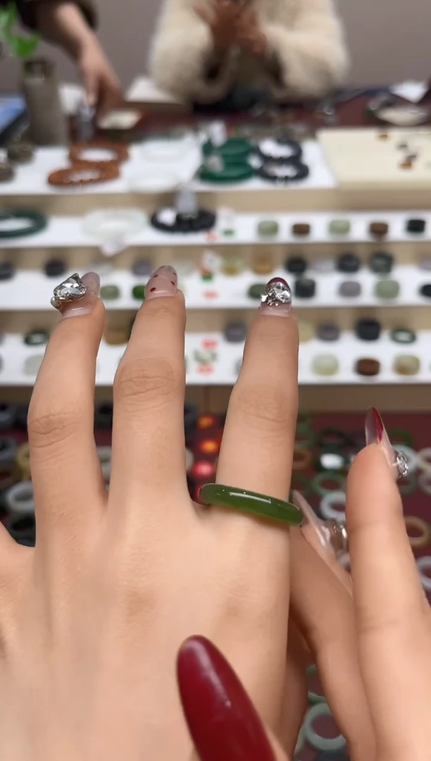 【闪购商品】和田玉戒指未镶嵌15号