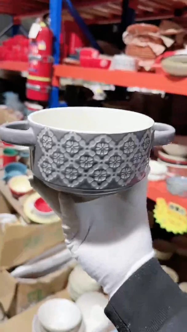 【闪购商品】瓷片双耳微瑕 凑满20元包邮