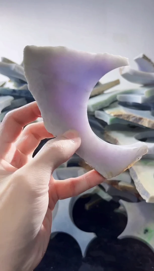 裸石翡翠缅甸翡翠A货文6115