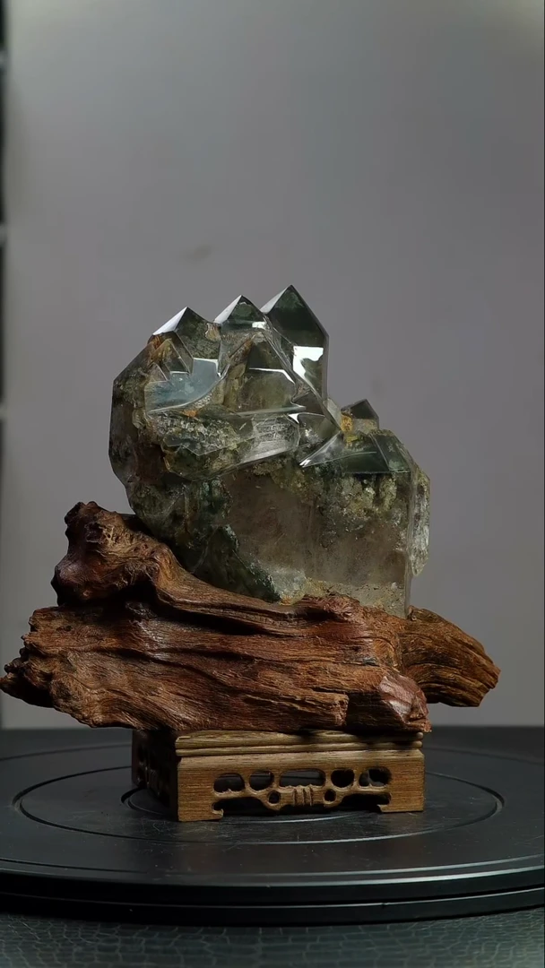 水晶珠宝半成品未镶嵌天然水晶居家办公摆件