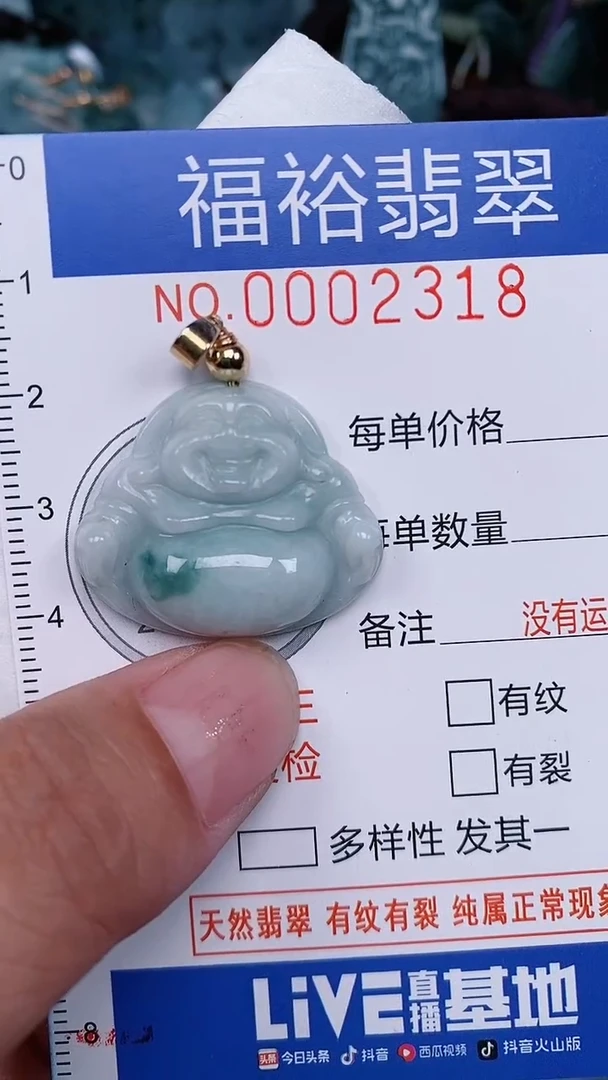 翡翠未镶嵌颈饰...0002318