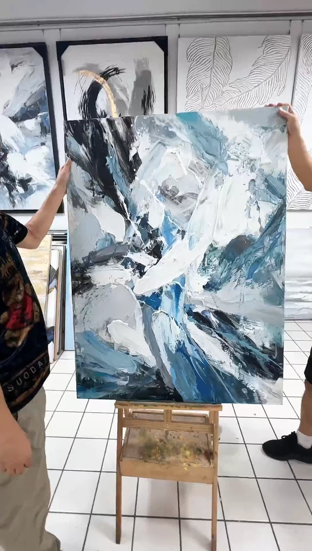 168现代艺术装饰画油画90cm*120cm