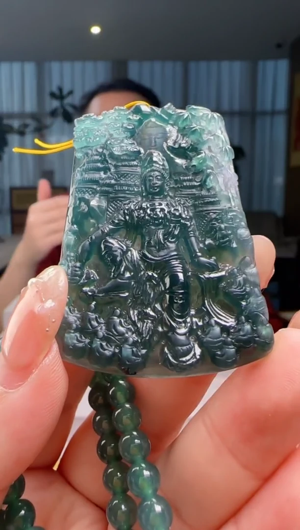 吊坠(赠链)未镶嵌翡翠多样性发其一QM@@WS50821056