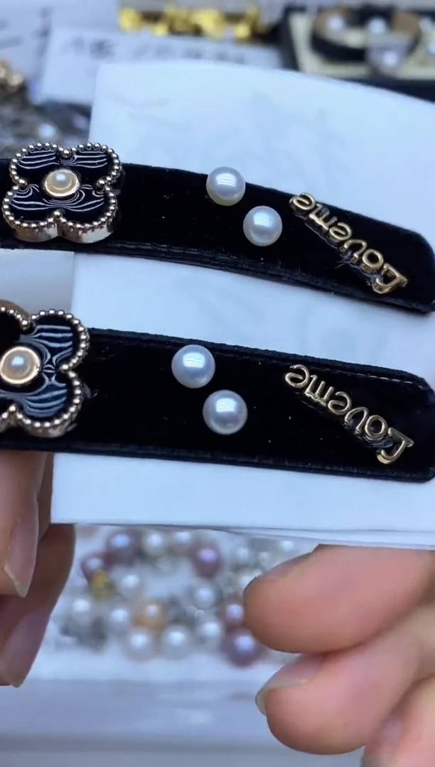 未镶嵌发饰淡水珍珠发夹