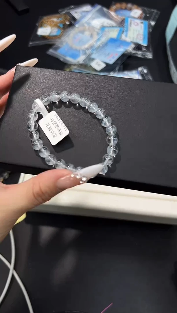 水晶手串未镶嵌47S多样性发其一【1条】默认微瑕