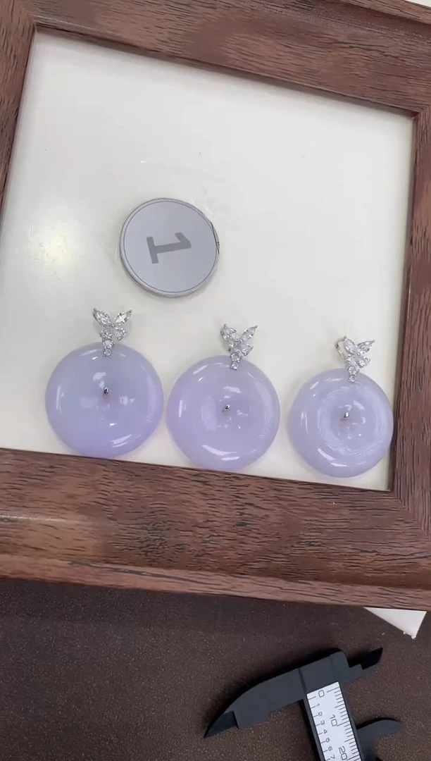 颈饰银S925镶嵌翡翠天然缅甸a货翡翠(多样性发其一)