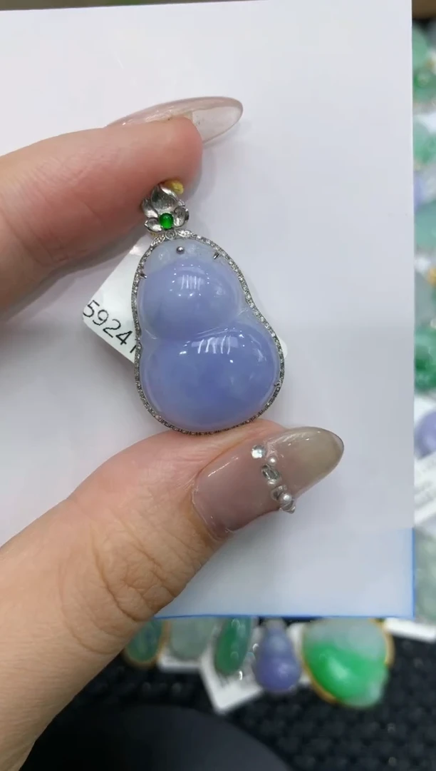 【闪购商品】翡翠颈饰18K金镶嵌222222222