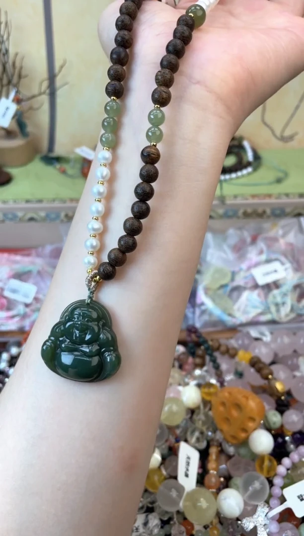 未镶嵌檀香木吊坠377