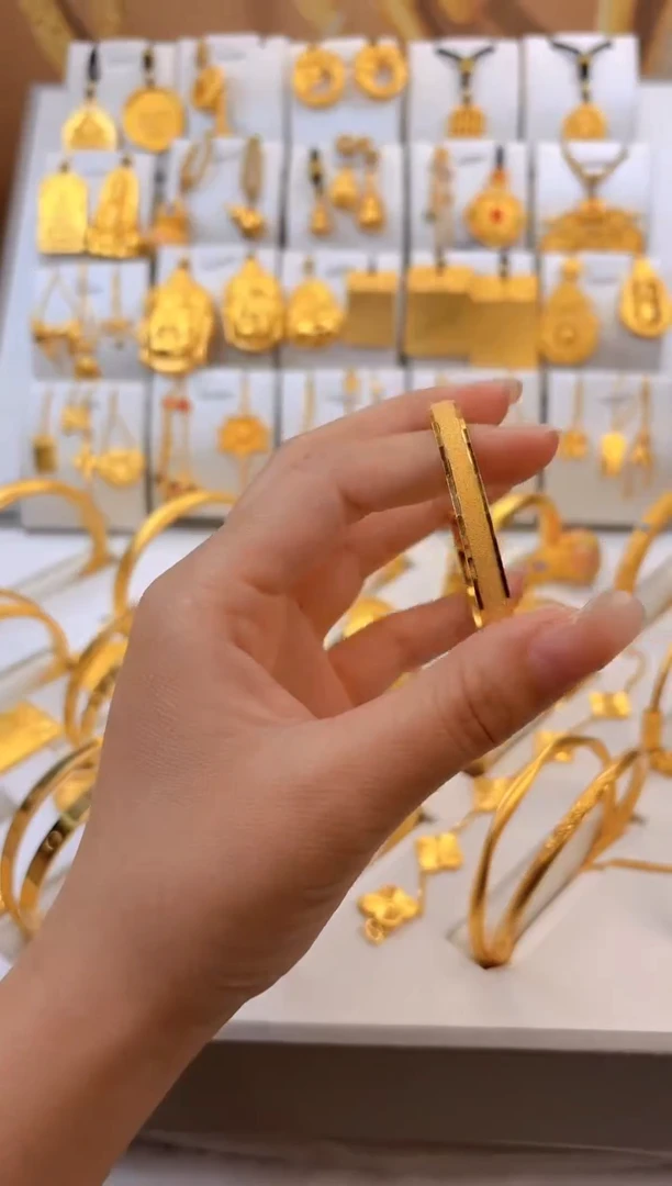 无足银开口流光手镯  总重24g外2.3g