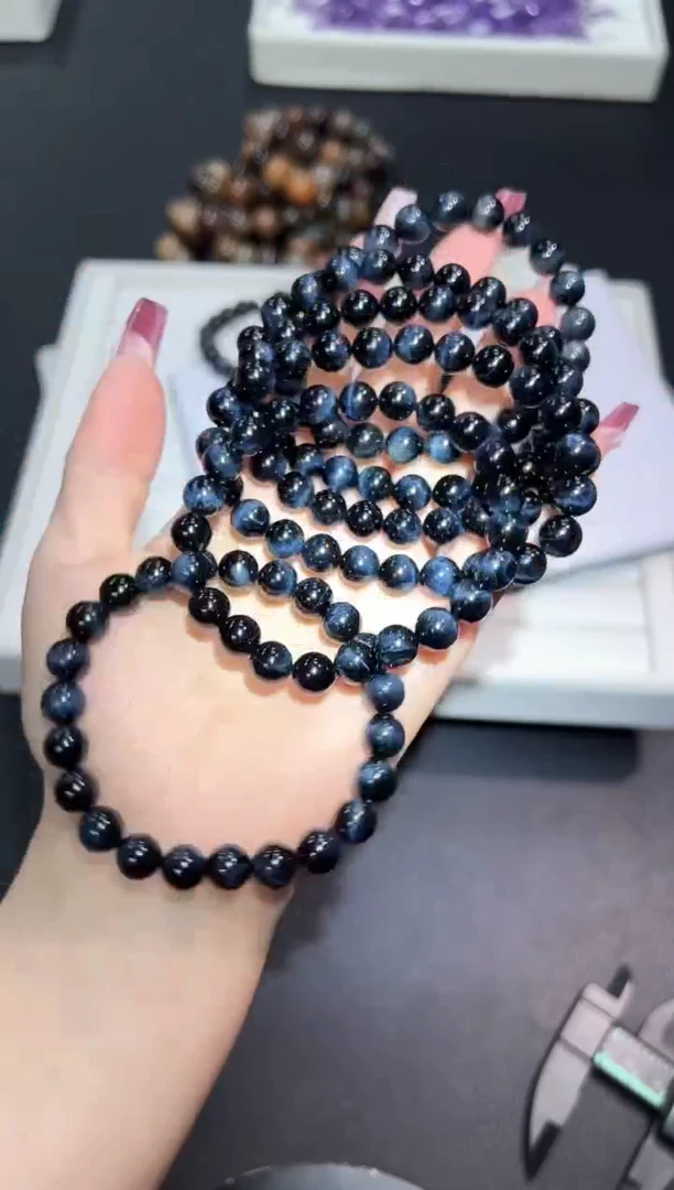 【闪购商品】木变石（虎睛石）手串未镶嵌58G多样性发其一/1条8mm