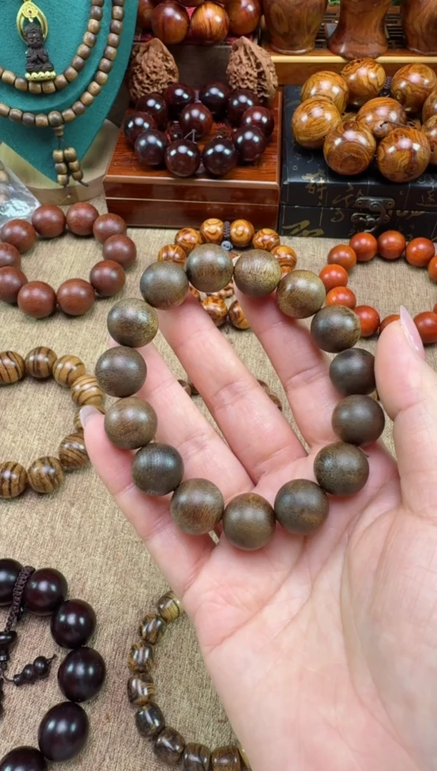 檀香木手串/手链平*老料手串1.4单圈/绿