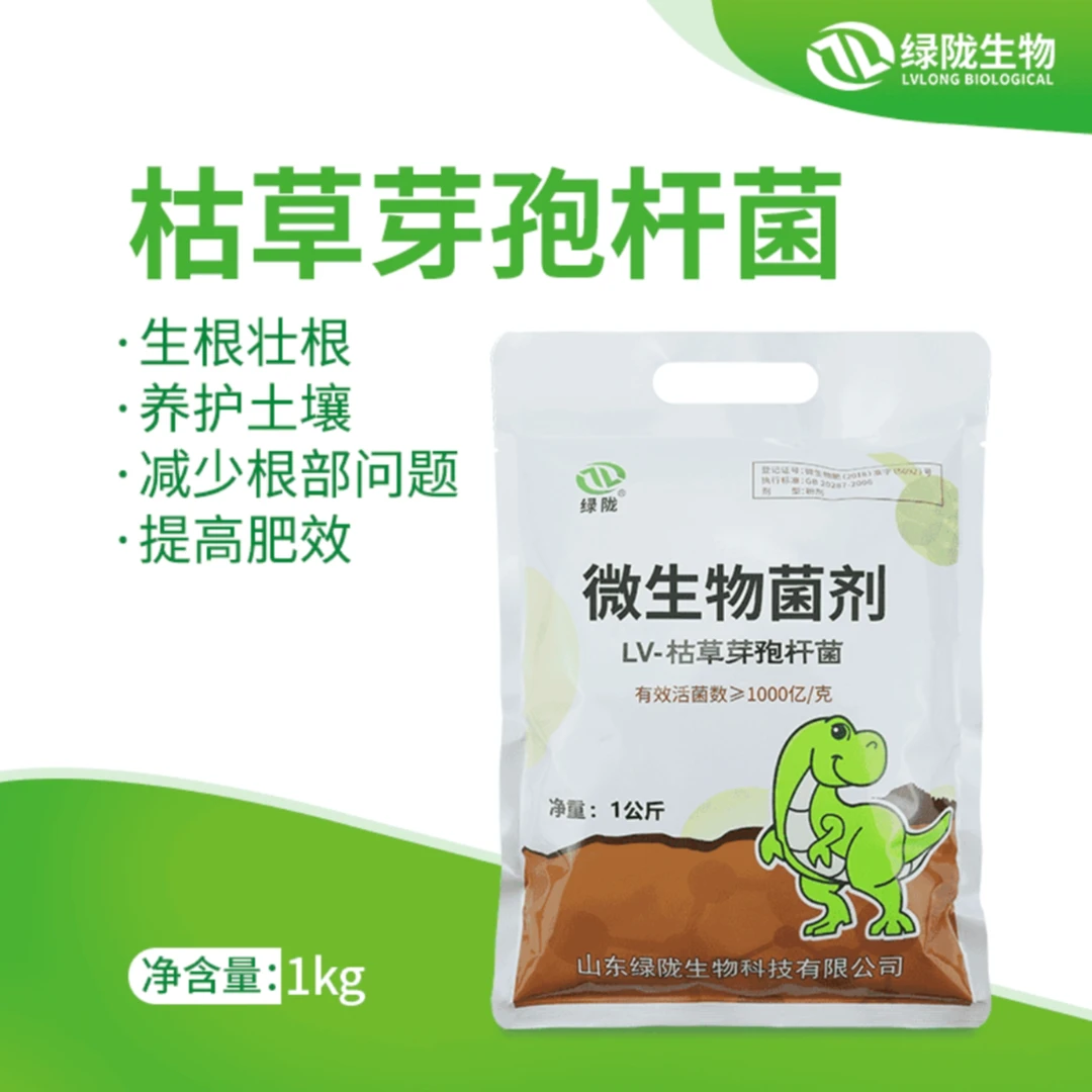 绿陇1000亿枯草芽孢杆菌抗重茬活土生根壮苗可滴灌